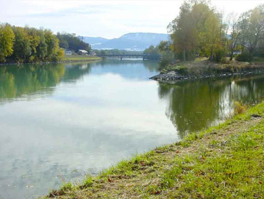 Inn bei Schlo&szlig;berg Rosenheim