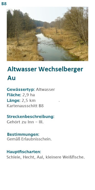 Altwasser rechte Seite B Kreisfischereiverein Rosenheim