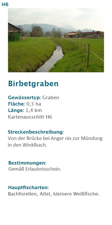 Birbetgraben Kreisfischereiverein Rosenheim