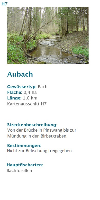 Aubach Kreisfischereiverein Rosenheim