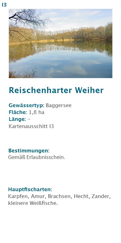  Reischenharter Weiher Kreisfischereiverein Rosenheim